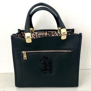 Steve Madden Barmand Black Tote Bag/Purse-DT622520-NEW!!